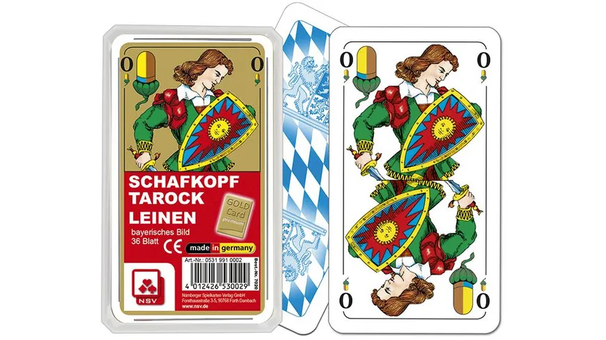 Nürnberger Spielkarten - Schafkopf - Premium Leinen