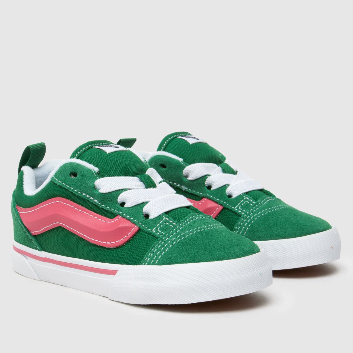 Vans mörkgröna knu skool Girls Junior trainers