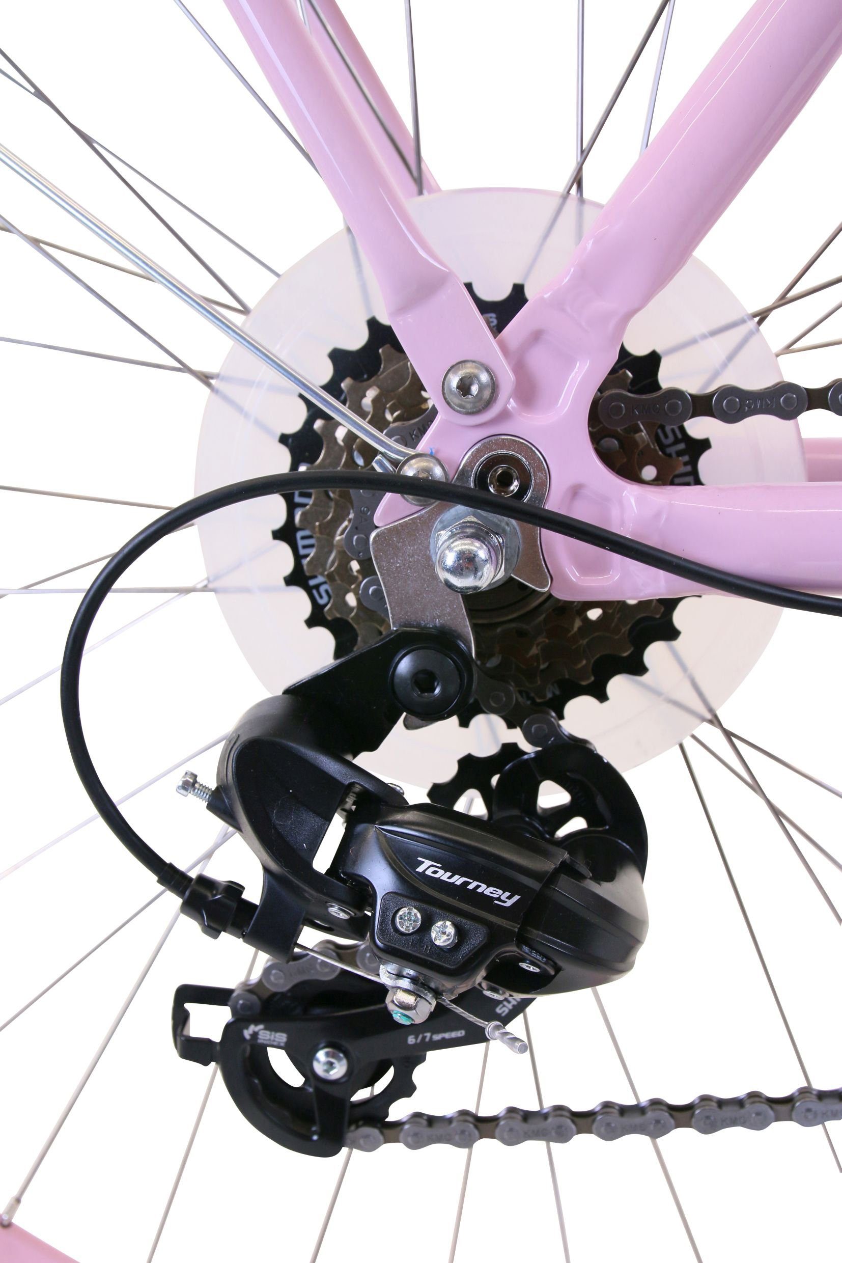 FASHION LINE Cityrad, 6 Gang Shimano TOURNEY TY 300 Schaltwerk, Kettenschaltung