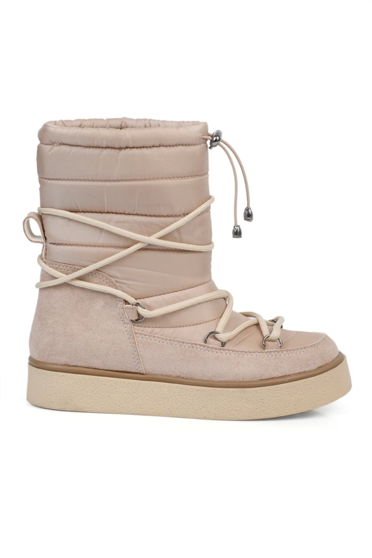 Capone Outfitters  Fallschirmspringer-Schneestiefel für Damen mit runder Zehenpartie