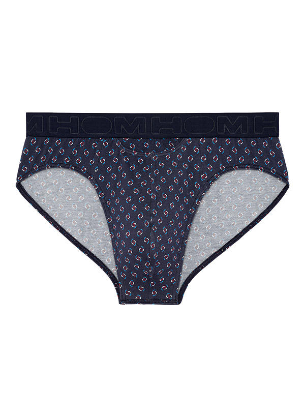 HOM, Slip, Baumwolle-Modal, navy gemustert