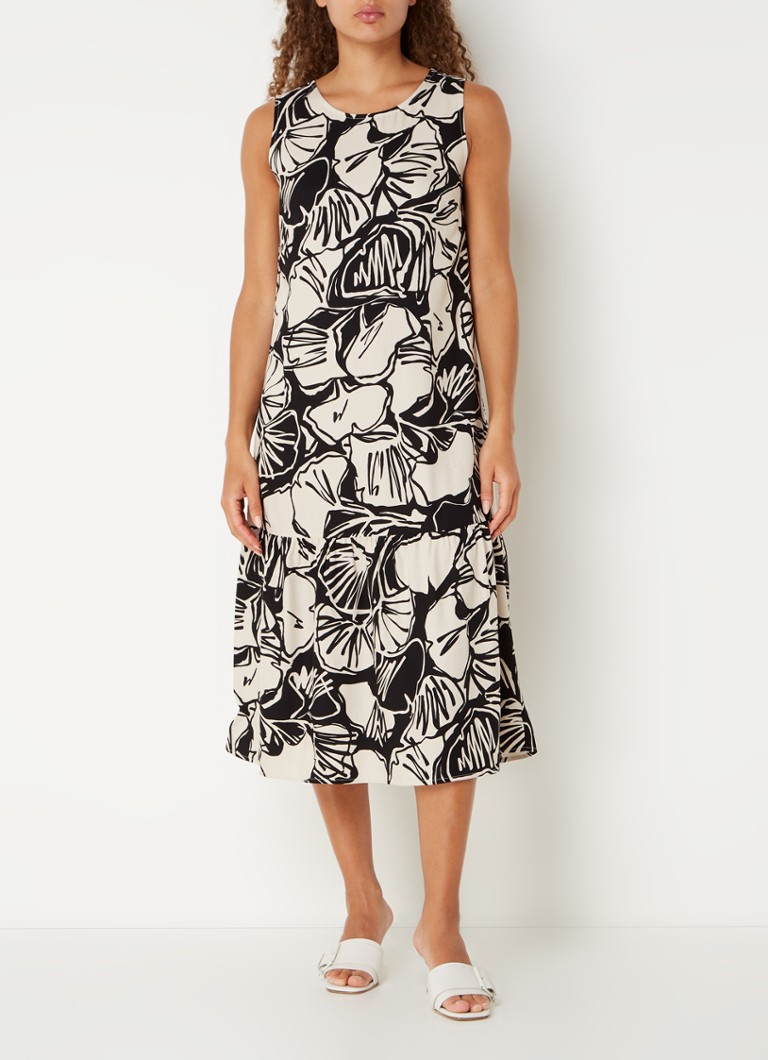 Vestido midi OPUS Wicy Art con estampado floral