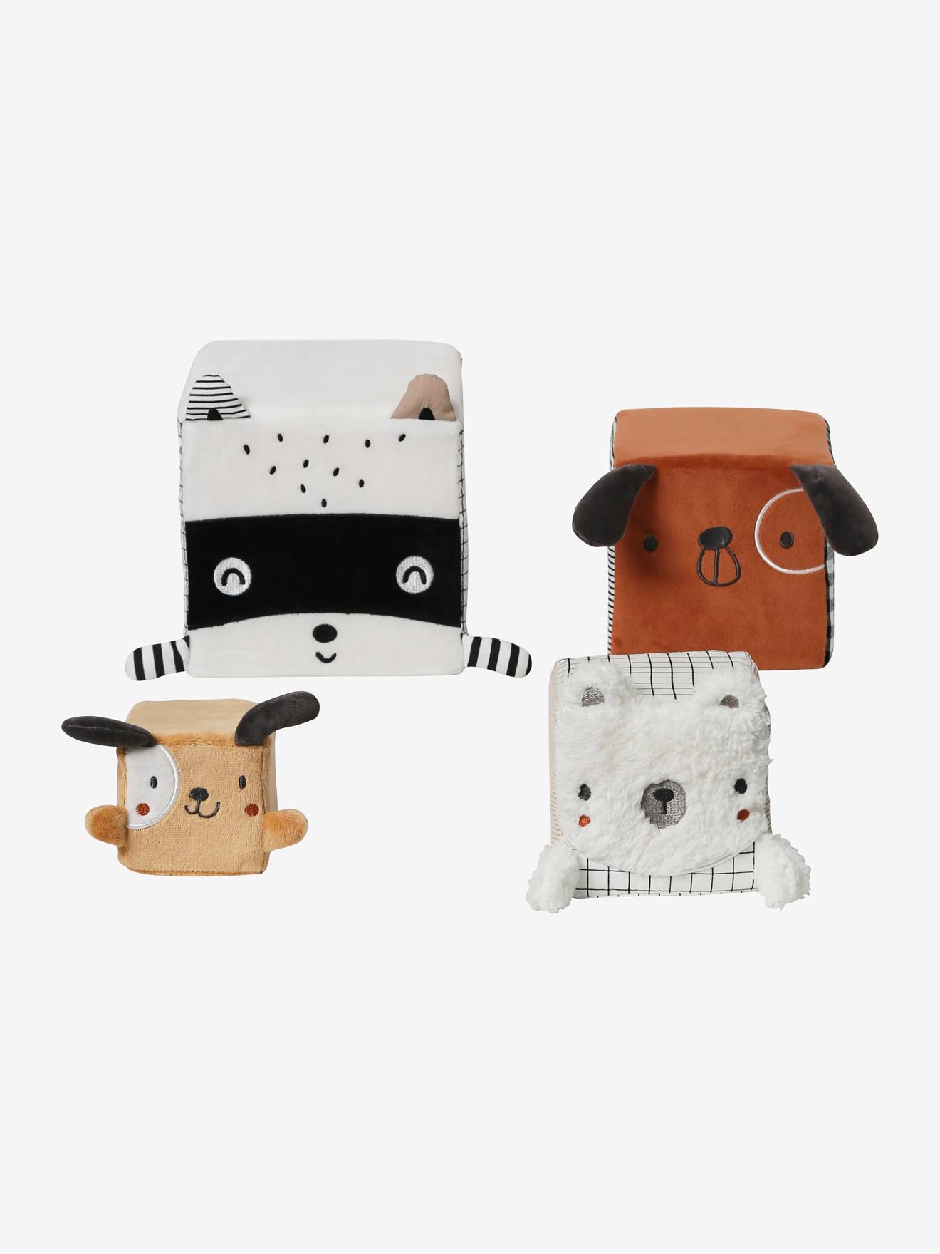 Cubes en tissu MES PETITS JOUETS multicolore