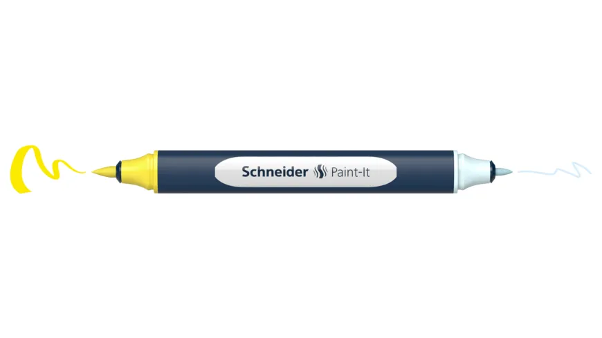 Schneider Twinmarker Paint-It 040 brush+round 52teilig
