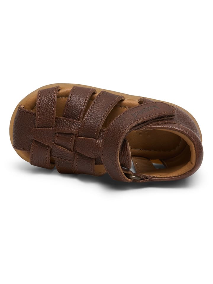bisgaard Leder-Sandalen in Braun günstig kaufen