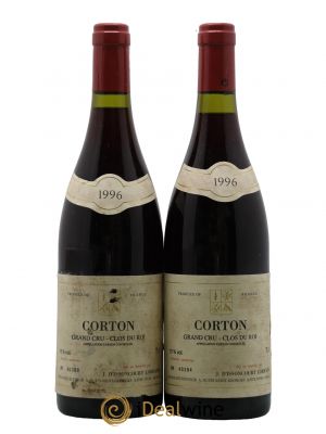 Corton Grand Cru Clos du Roi J. D'Issoncourt Lorraine 1996 - Lot de 2 Bouteilles
