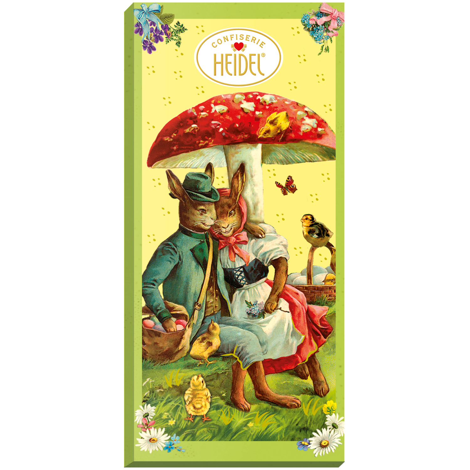 Heidel Oster-Nostalgie Choco-Grüße 100g