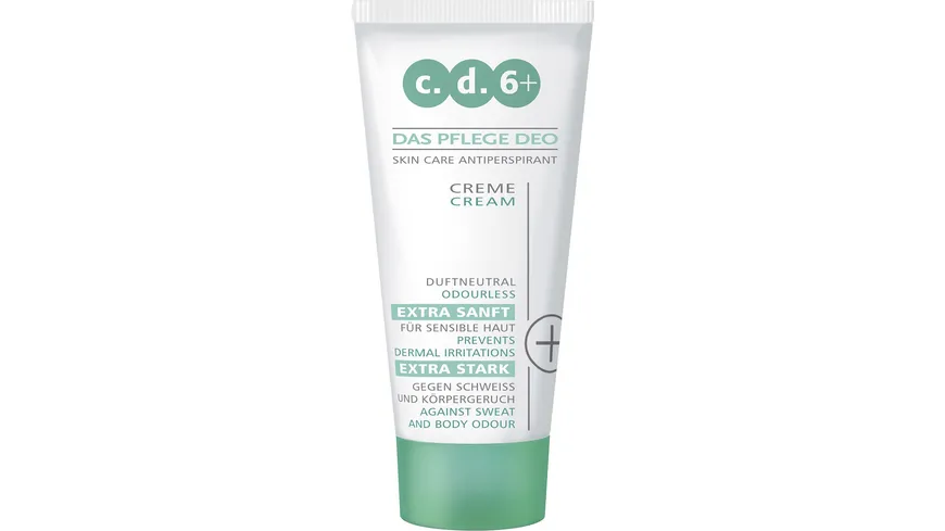 c.d.6+ Pflege Deocreme Duftneutral 50 ml