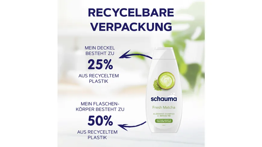 SCHAUMA Shampoo Fresh Matcha 400ml 400 ml