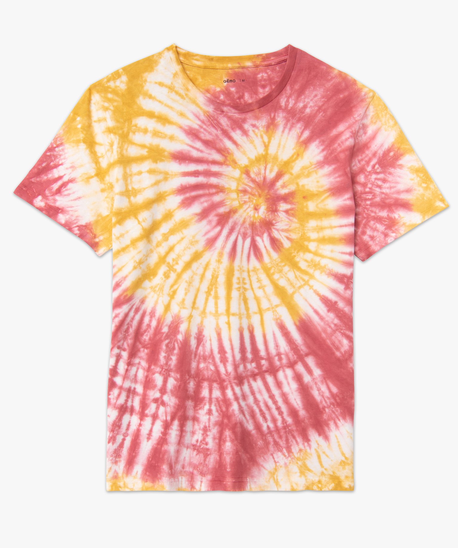 Tee-shirt à manches courtes effet tie and dye homme blanc | GEMO