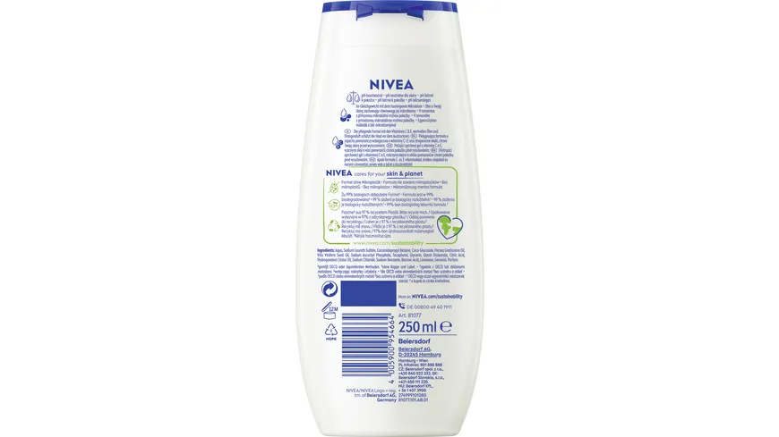 NIVEA Pflegedusche Summer Happiness  Orange 250 ml
