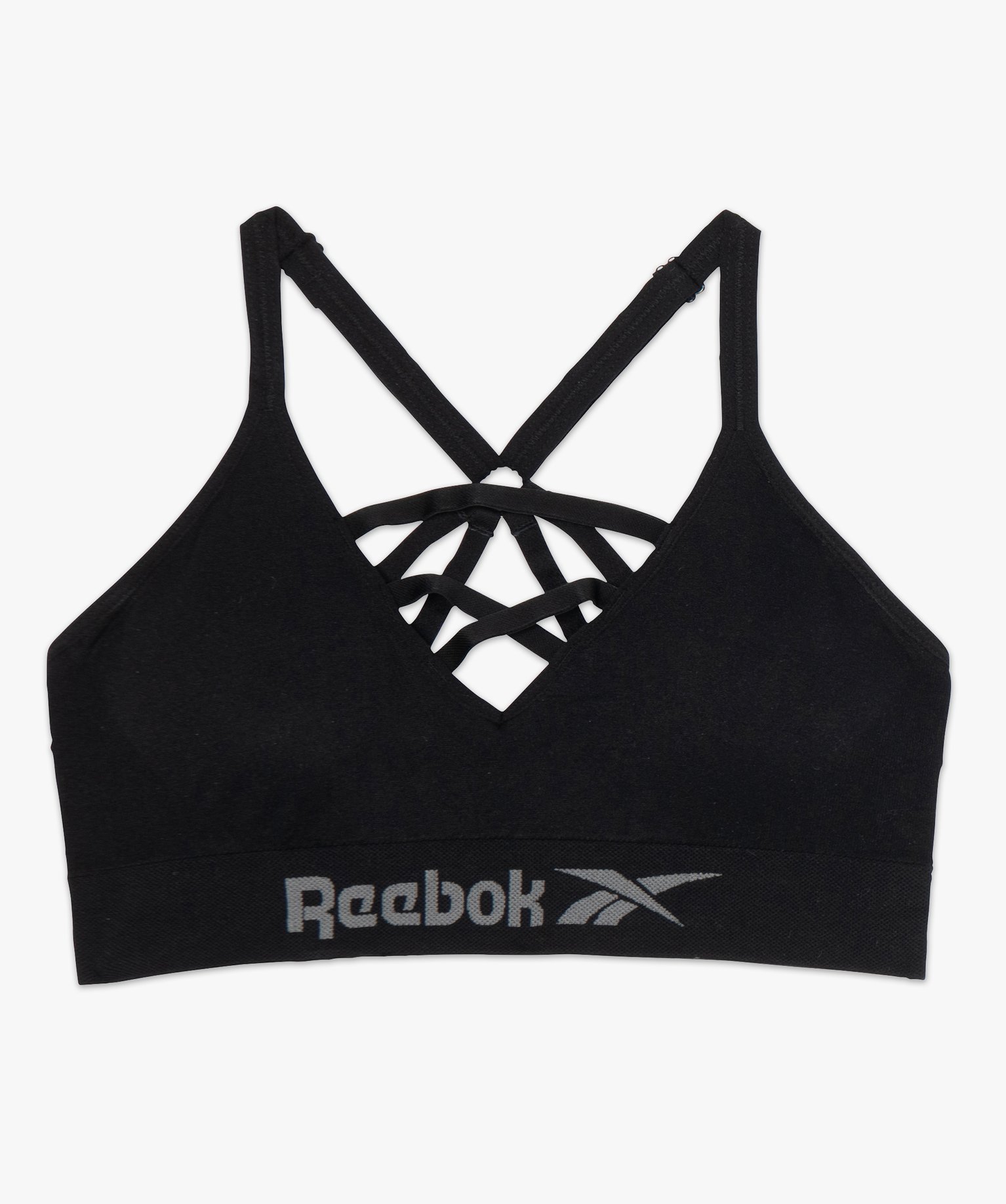 Brassière femme spéciale sport avec dos fantaisie - Reebok noir | GEMO