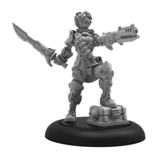 Captain Jax Redblade – Warcaster Wild Card Hero Solo (metal)