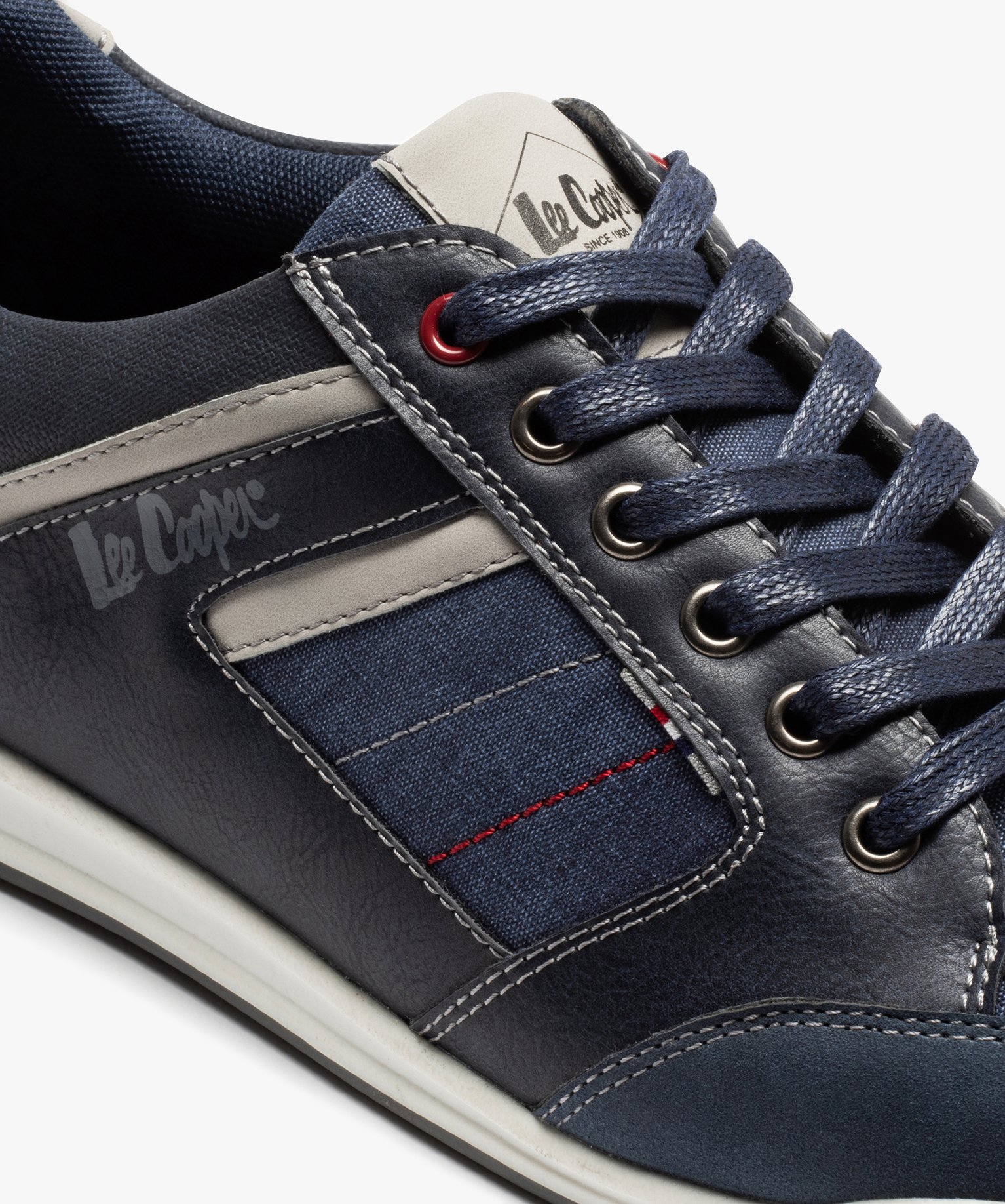 Baskets homme unies tendance denim - Lee Cooper marine | GEMO