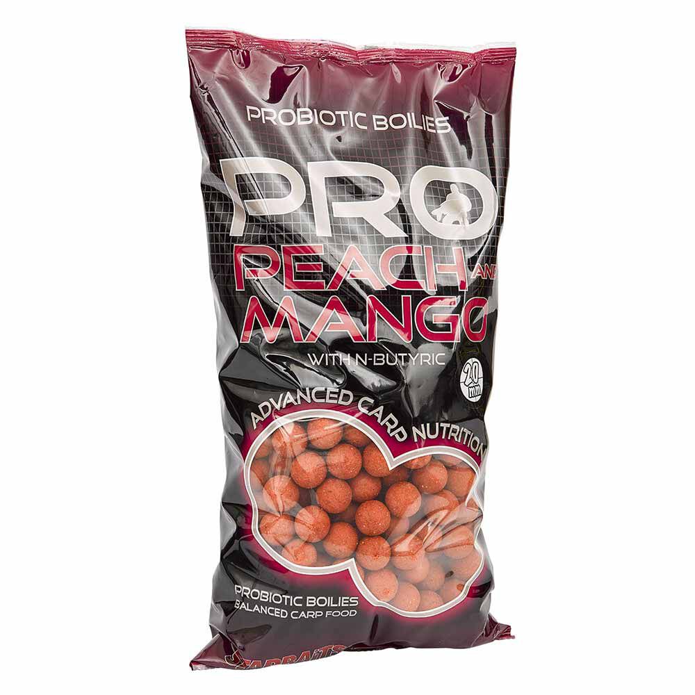 Probiotic carp boilies peach / mango boilies 20mm