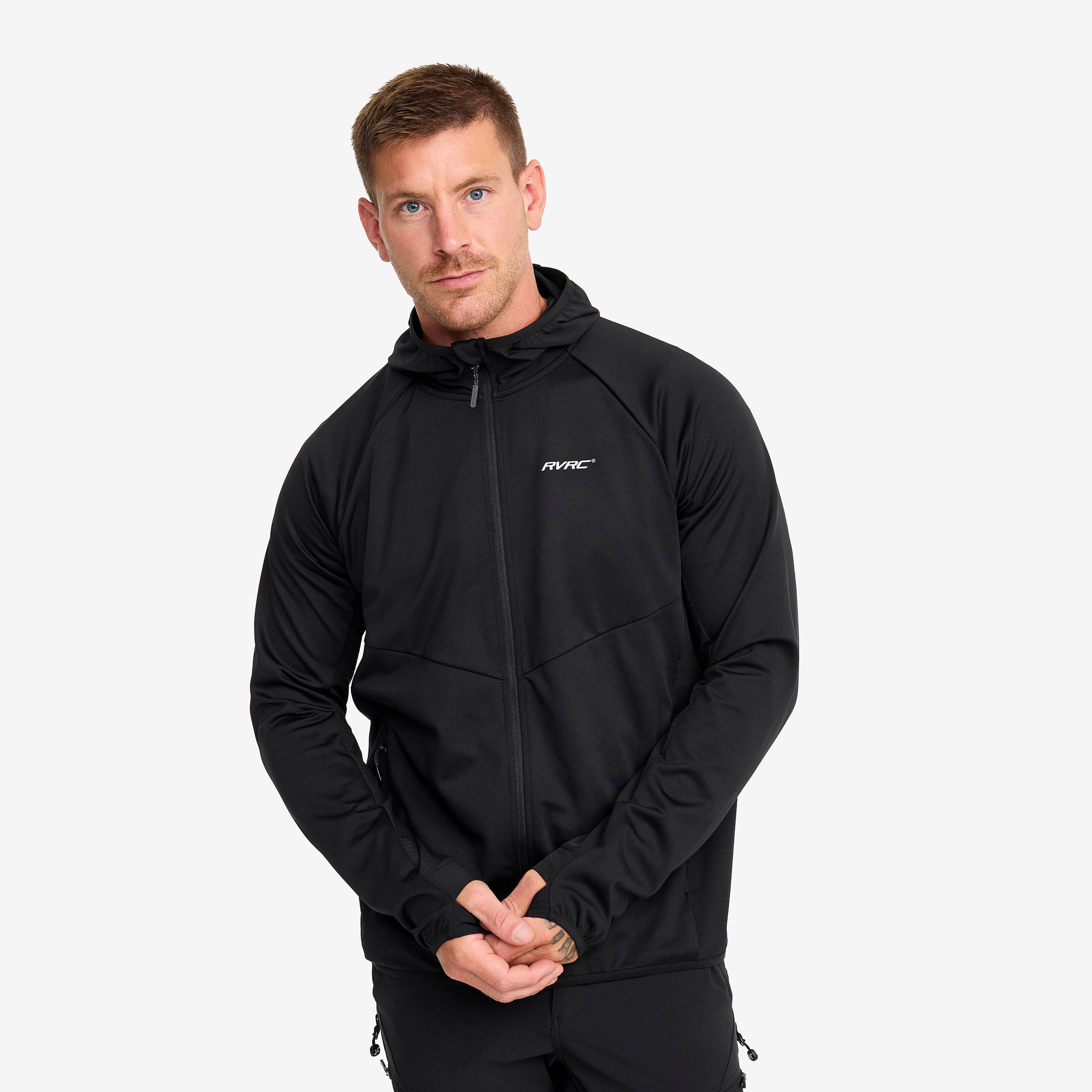 Pace Hooded Wind Jacket Homme Black