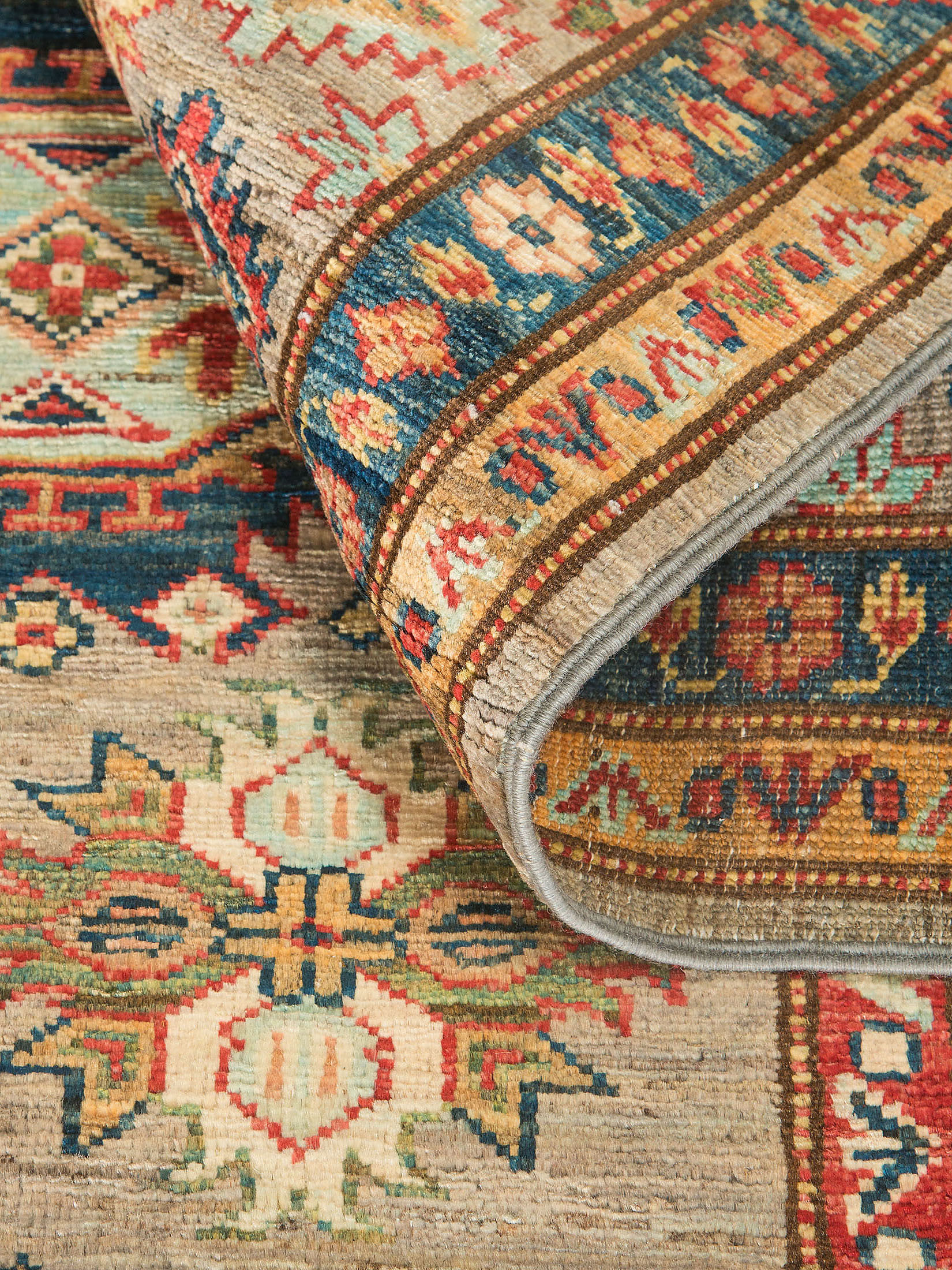 Kazak Ghazni ca. 170 x 243 cm, Unikat / Einzelstück