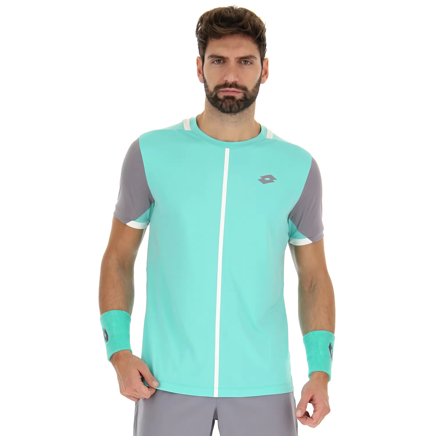 Tričko TOP IV ZELENÉ 929C/RTUŤOVÉ STŘÍBRNÉ