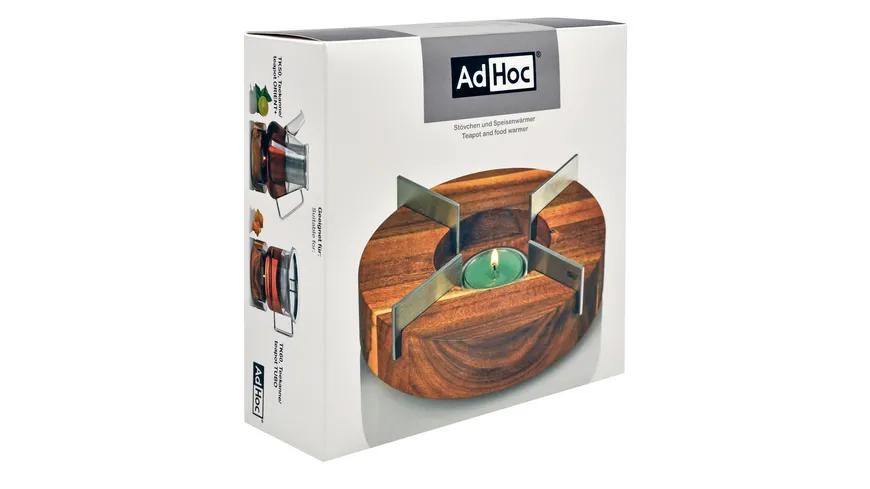 AdHoc Stövchen und Speisenwärmer Tuto