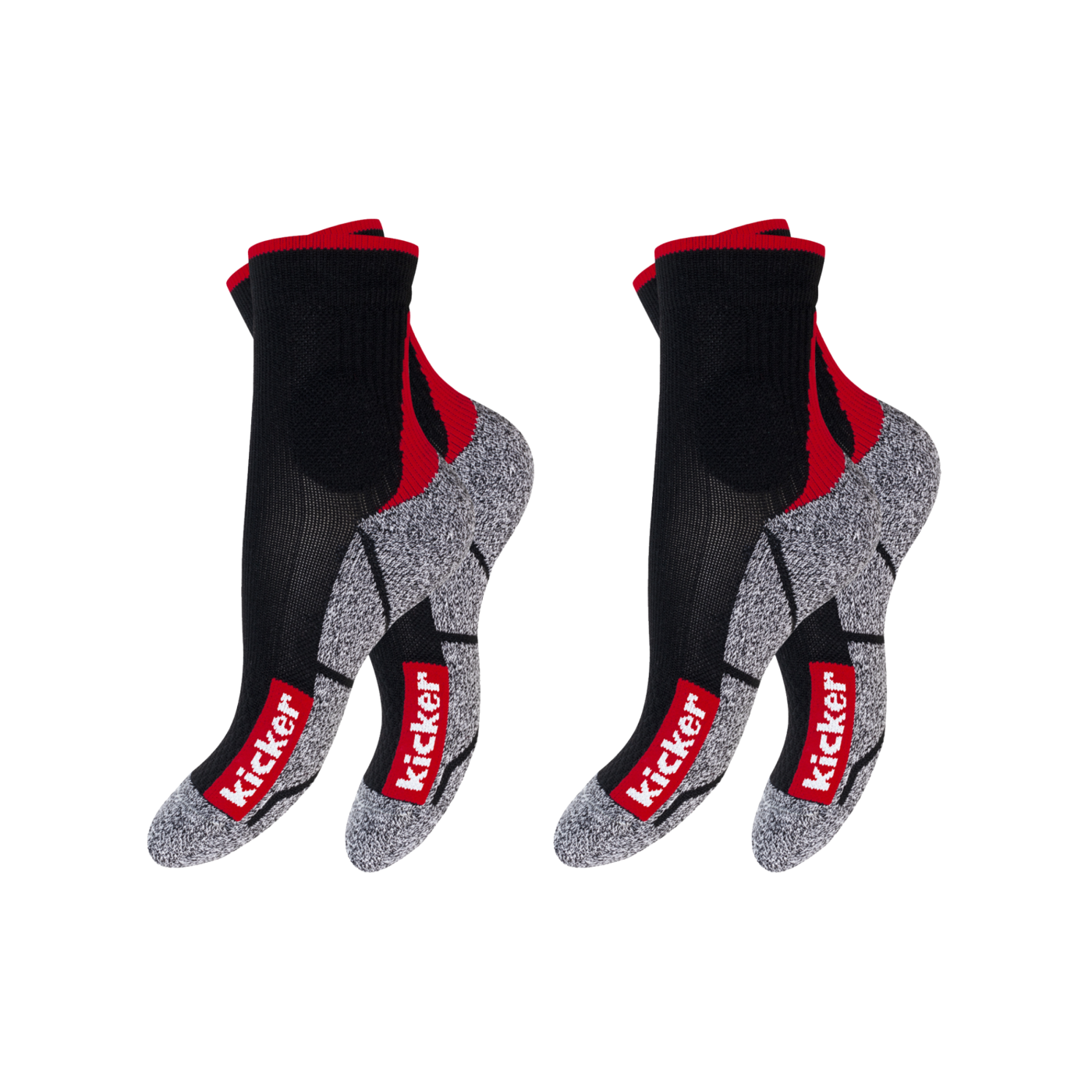 kicker Function Socken 2er Pack Schwarz