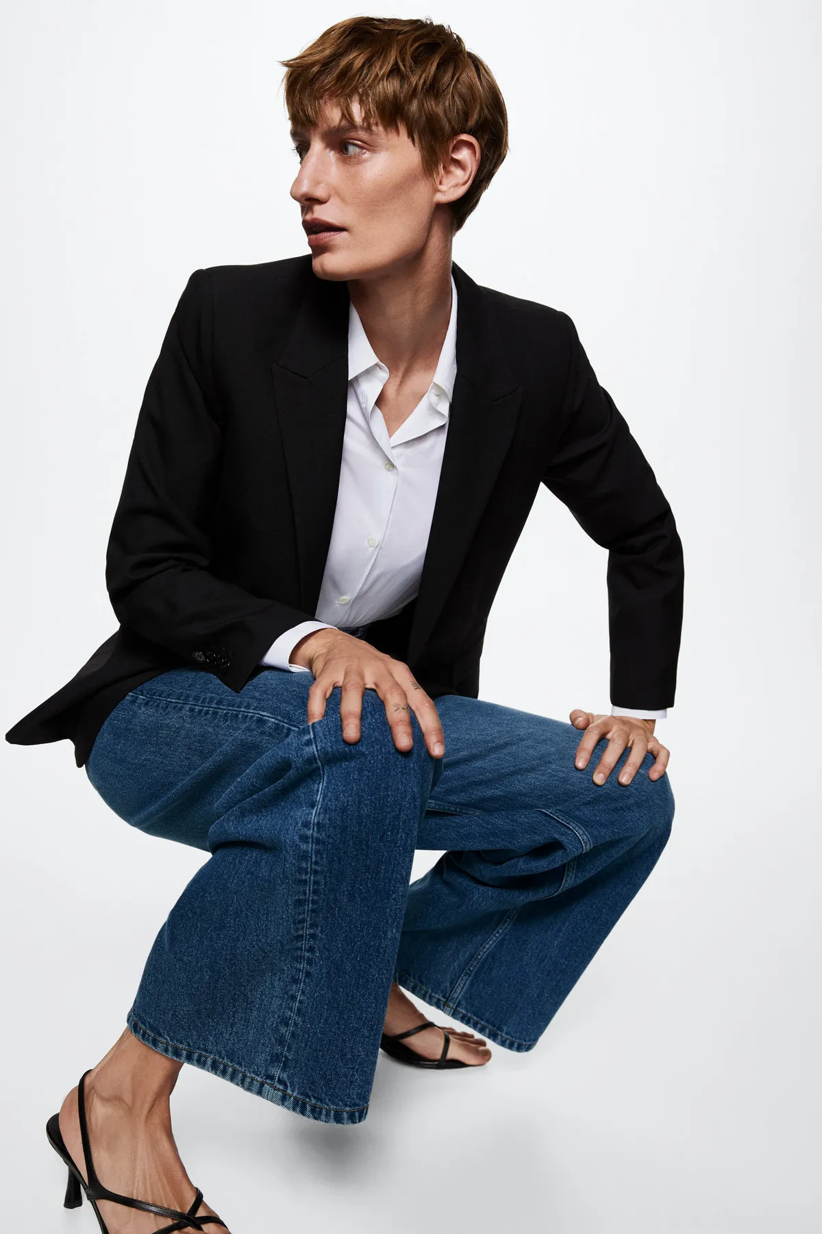 MANGO  Jeans - Blau - Wide Leg