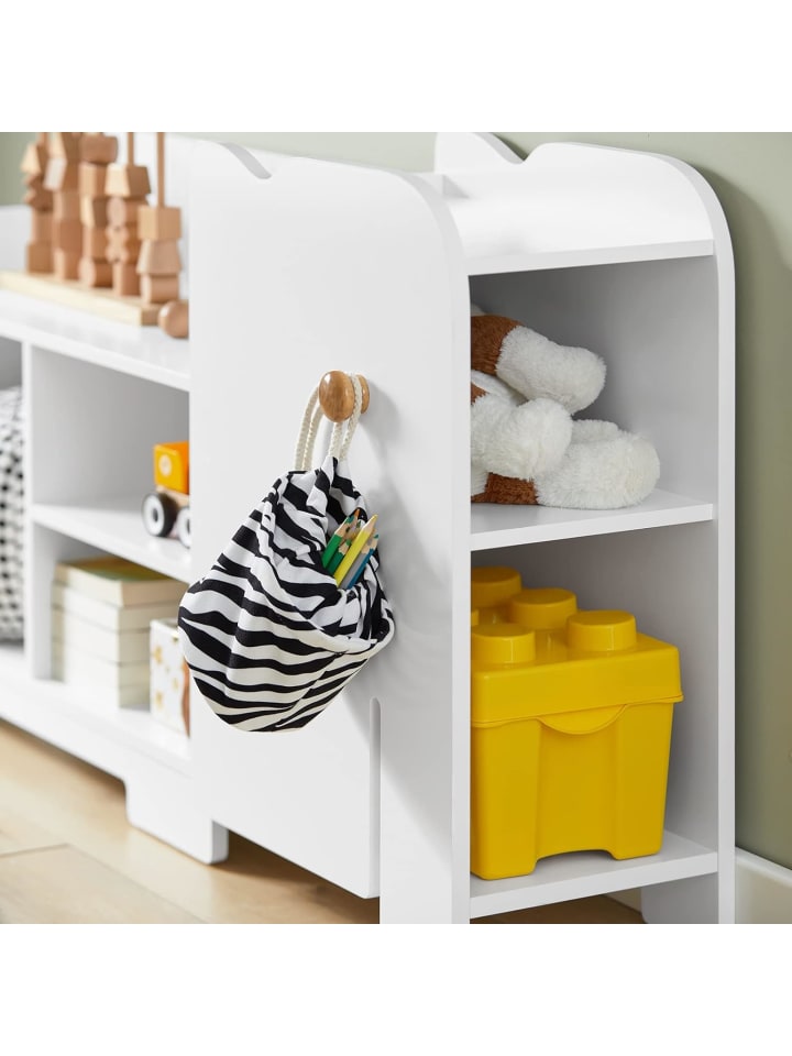 SoBuy Kinderregal in Weiß - (B)110 x (H)60 x (T)25cm günstig kaufen onesize
