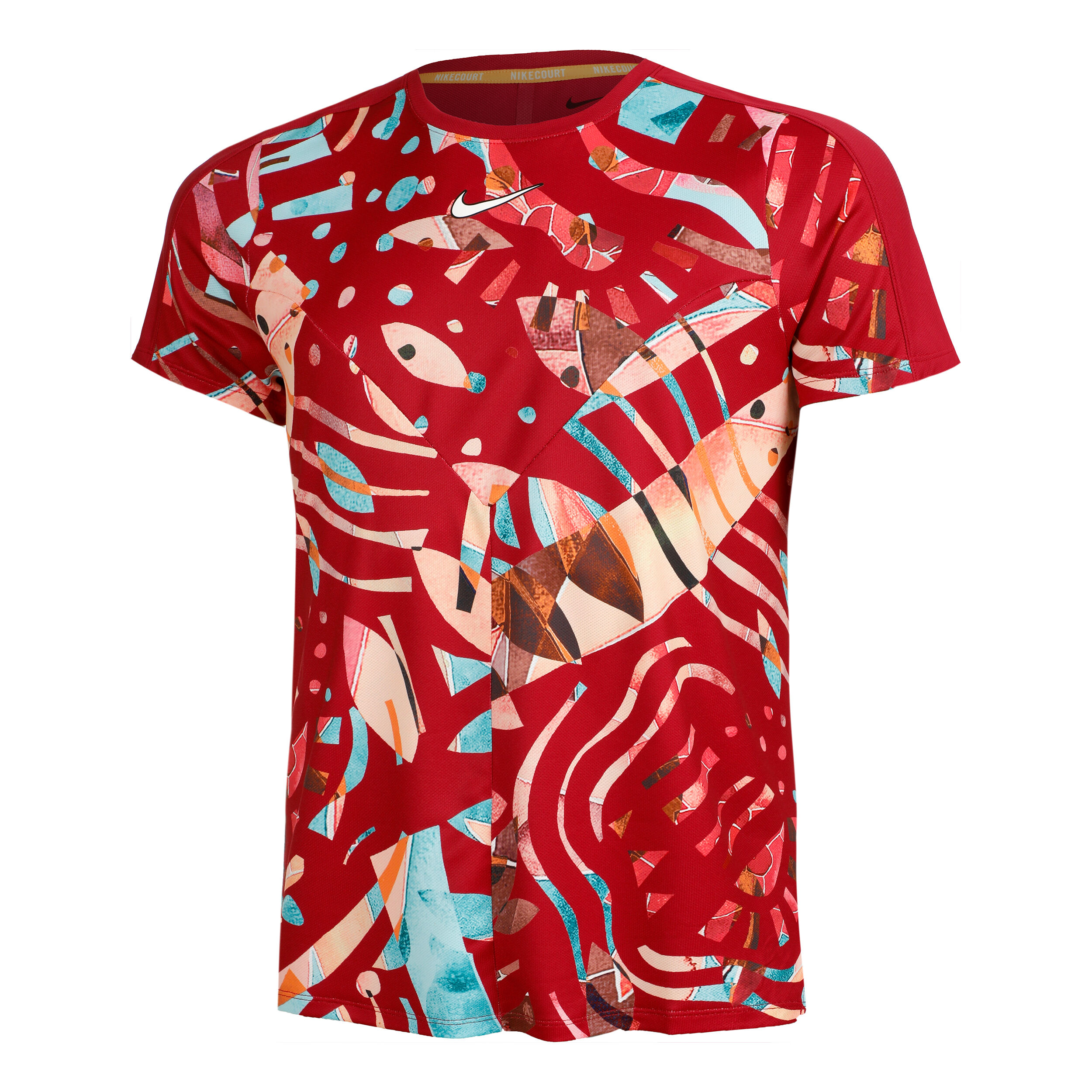 Dri-Fit Court Slam T-Shirt Herren - Berry, Mehrfarbig