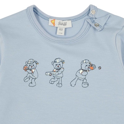 Set Hose + T-Shirt langarm, hellblau für Jungs
