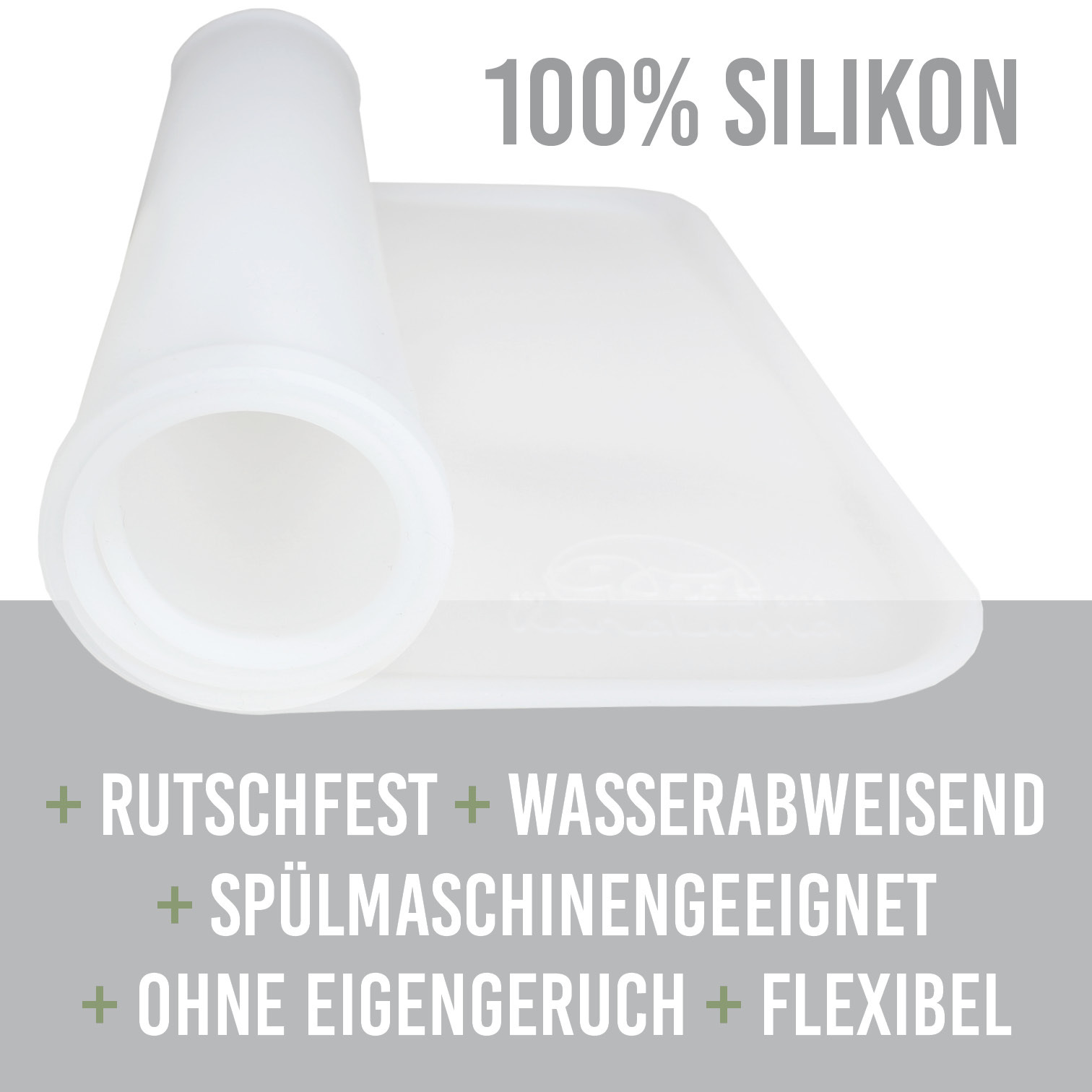 KaraLuna Futternäpfe KaraLuna Basic Napfunterlage 60x40 cm transparent L