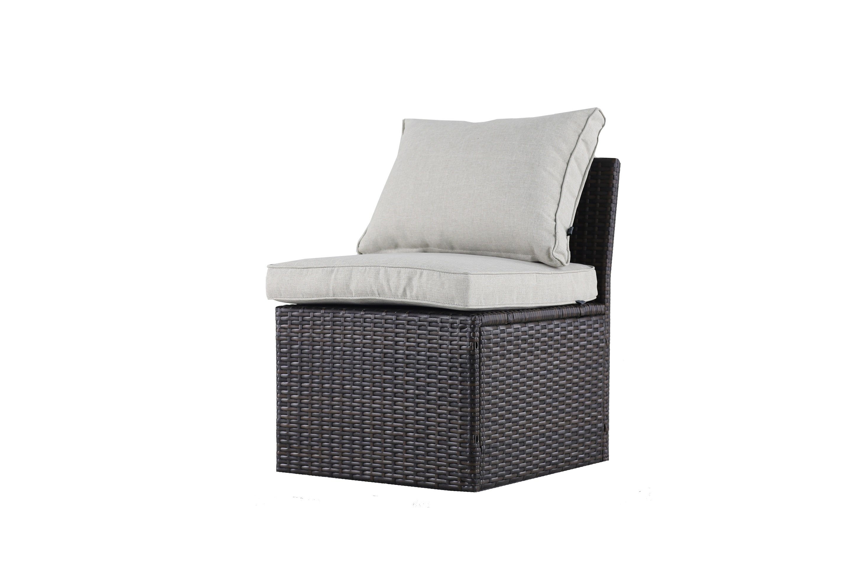 MANDALIKA Garden Gartenlounge-Set WOW Lounge braun / Polyrattan / Gartenmöbelset / Outdoor / Möbel, UV-beständig