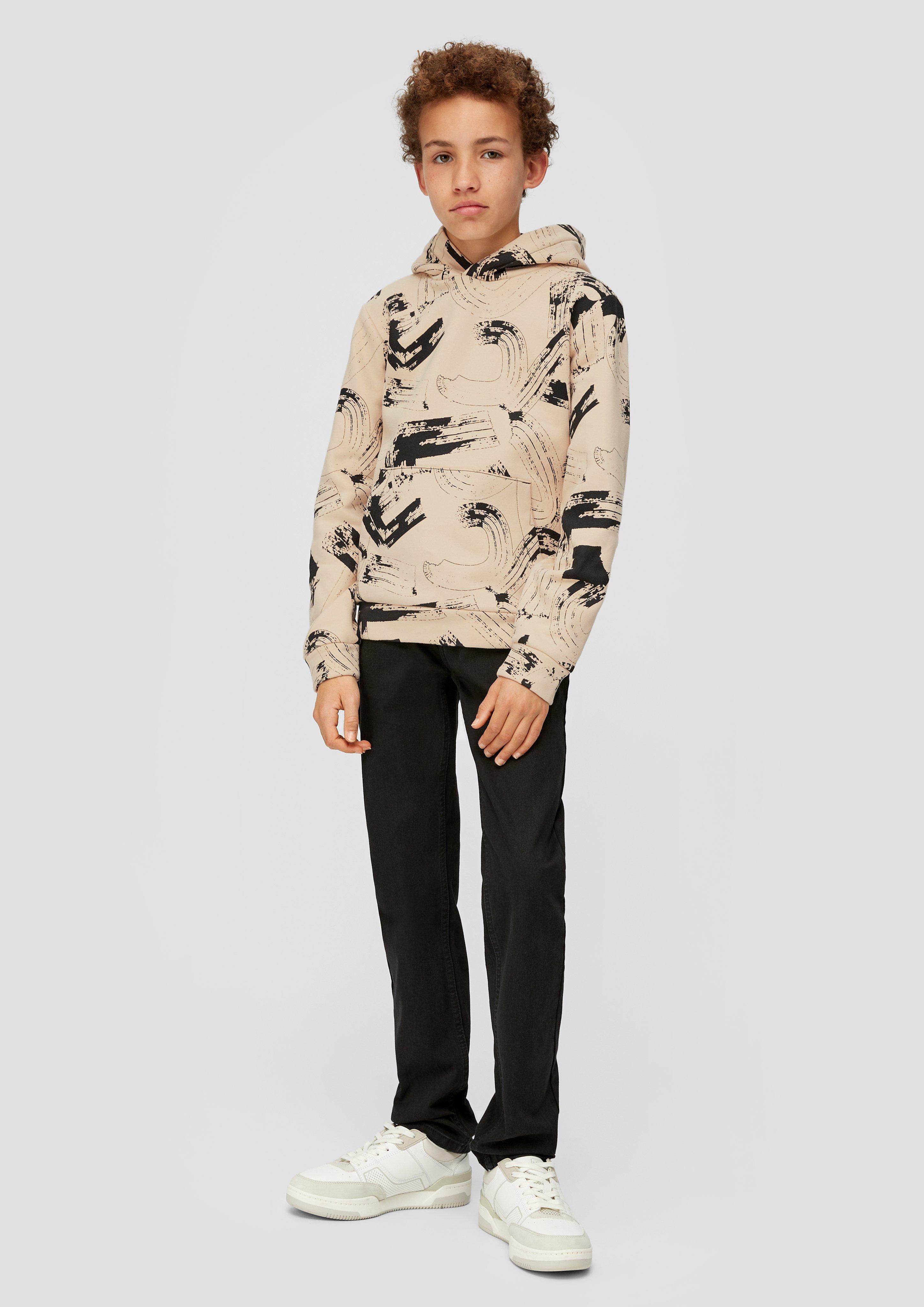 Kapuzenpullover mit Allover-Print  2137556-81A1
