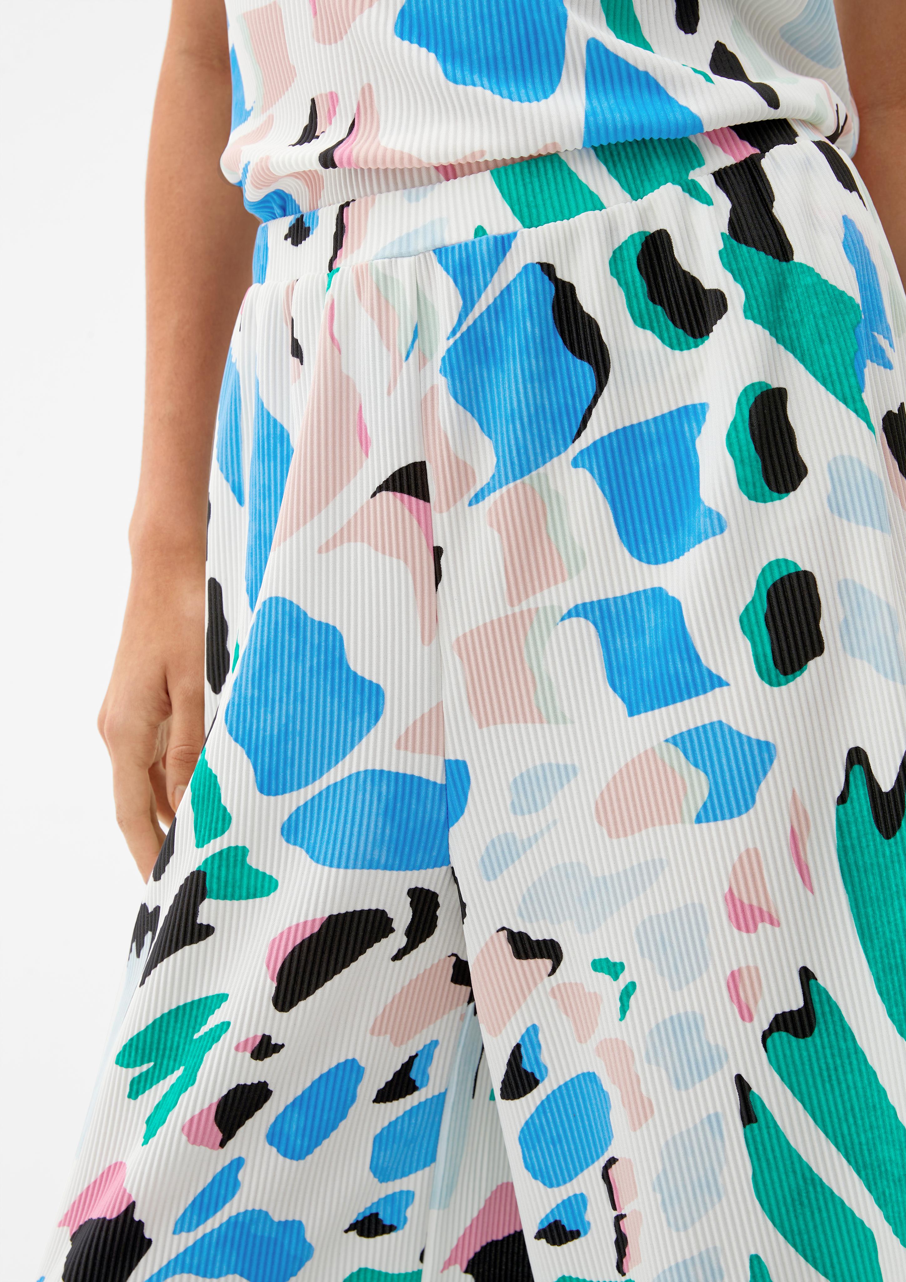 Regular: Culotte mit Allover-Print  2130699-02A0