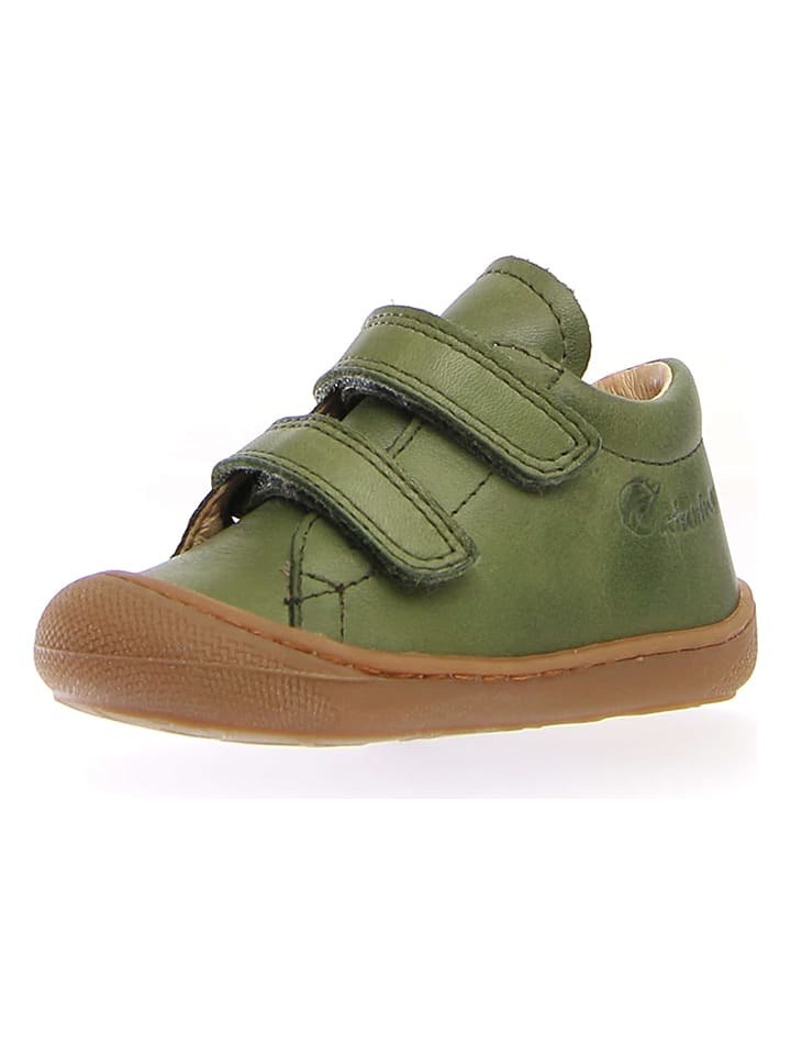 Naturino Leder-Sneakers in Grün günstig kaufen