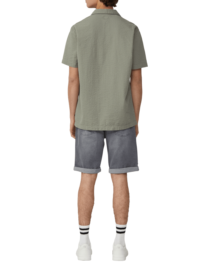 QS Hemd kurzarm in Olive günstig kaufen