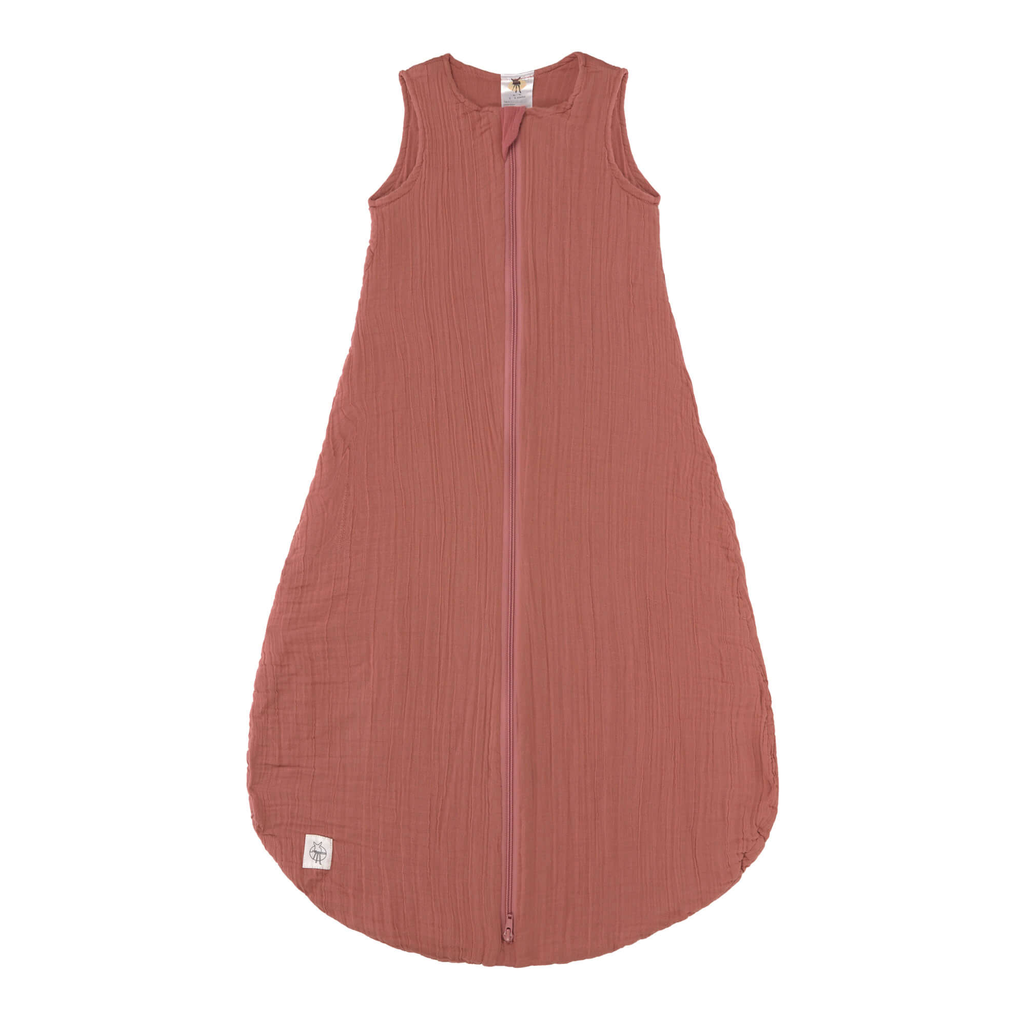 Baby Sommerschlafsack Tog 1 - Bio Baumwolle, Rosewood Rosa