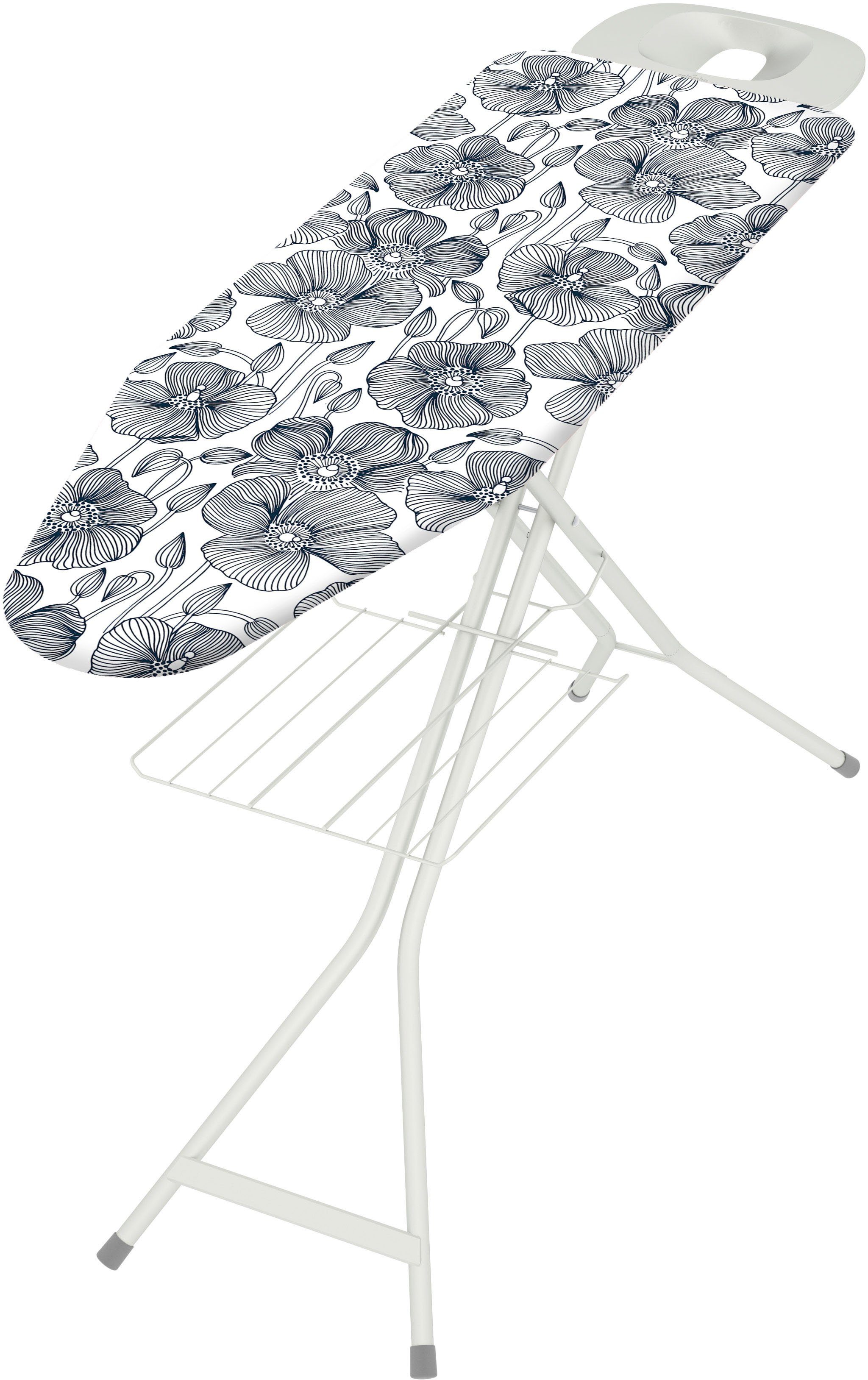 Bischof Colombo Bügelbrett Praktika, Bügelfläche 40x120 cm, Überzug aus 100 % BIO – Baumwolle, Made in Italy