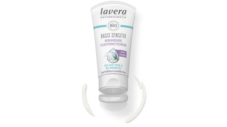 lavera BASIS SENSITIV Beruhigende Feuchtigkeitscreme 50 ml