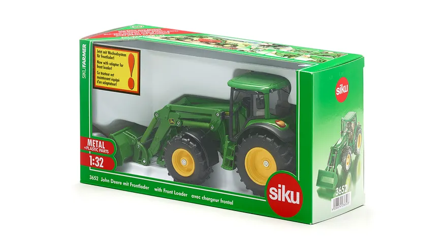 SIKU 3652 Farmer - John Deere mit Frontlader