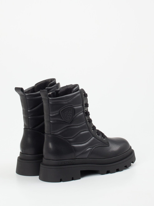 Schnürstiefelette-17250090093 Blauer