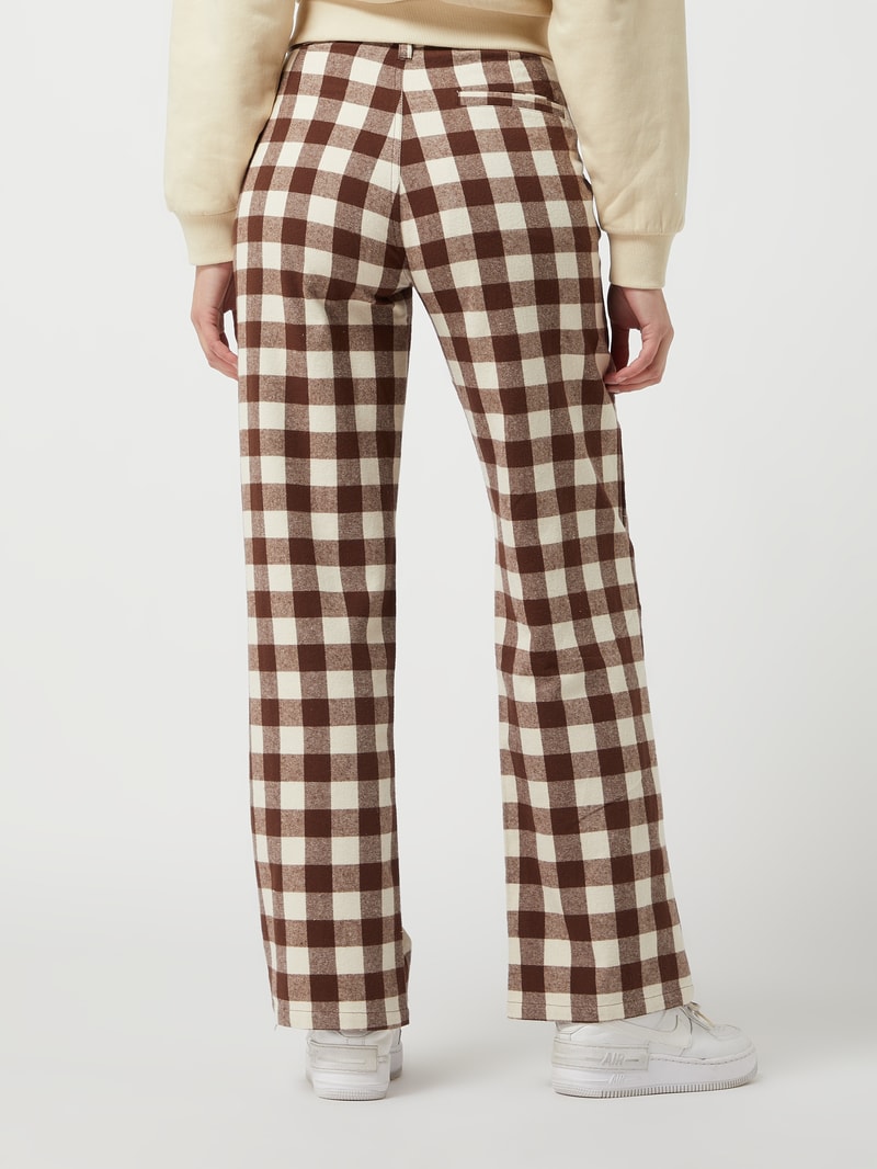 Stoffhose aus Flanell  in sand
