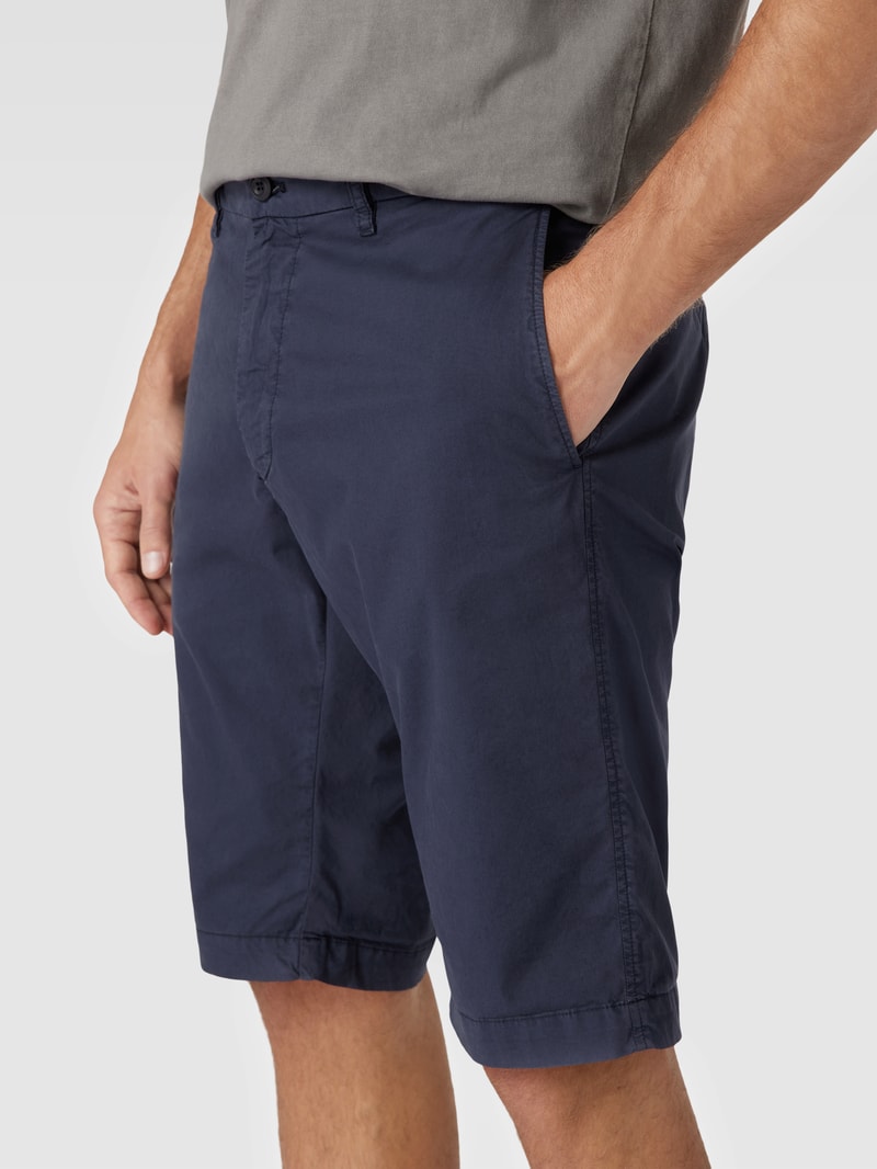 Bermudas mit Eingrifftaschen Modell 'London' in marineblau