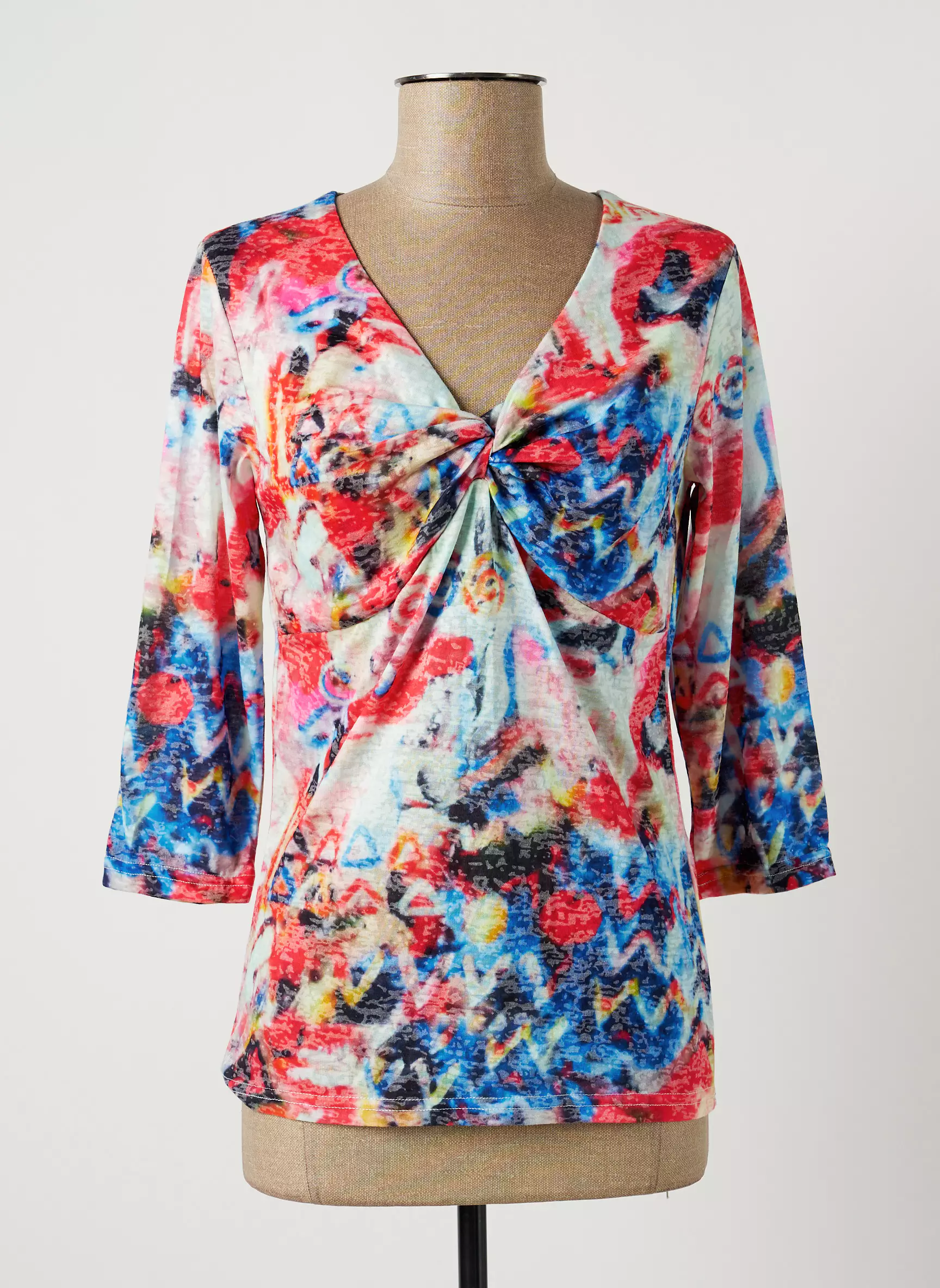 Felino Tshirts Femme couleur bleu
