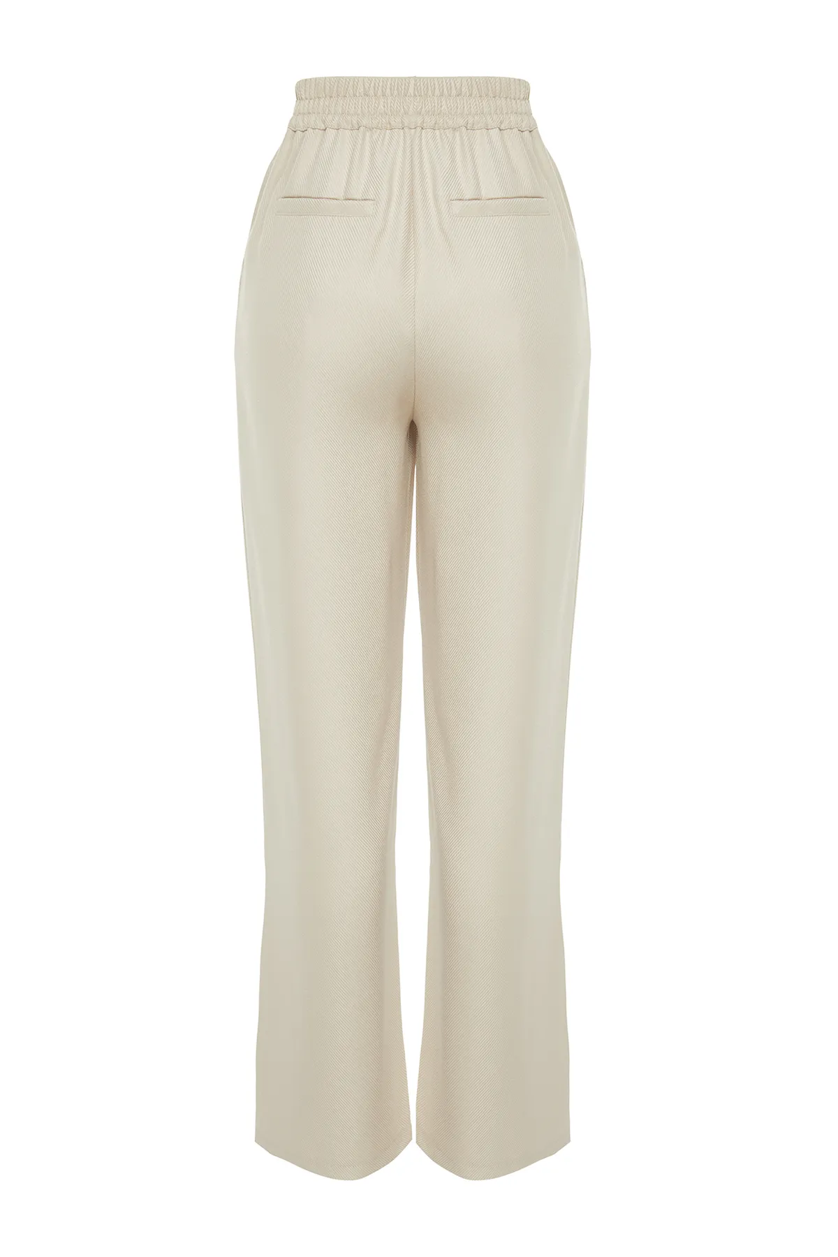 Trendyol Collection  Nerzfarbene gerade/gerade geschnittene Webhose TWOAW22PL0321