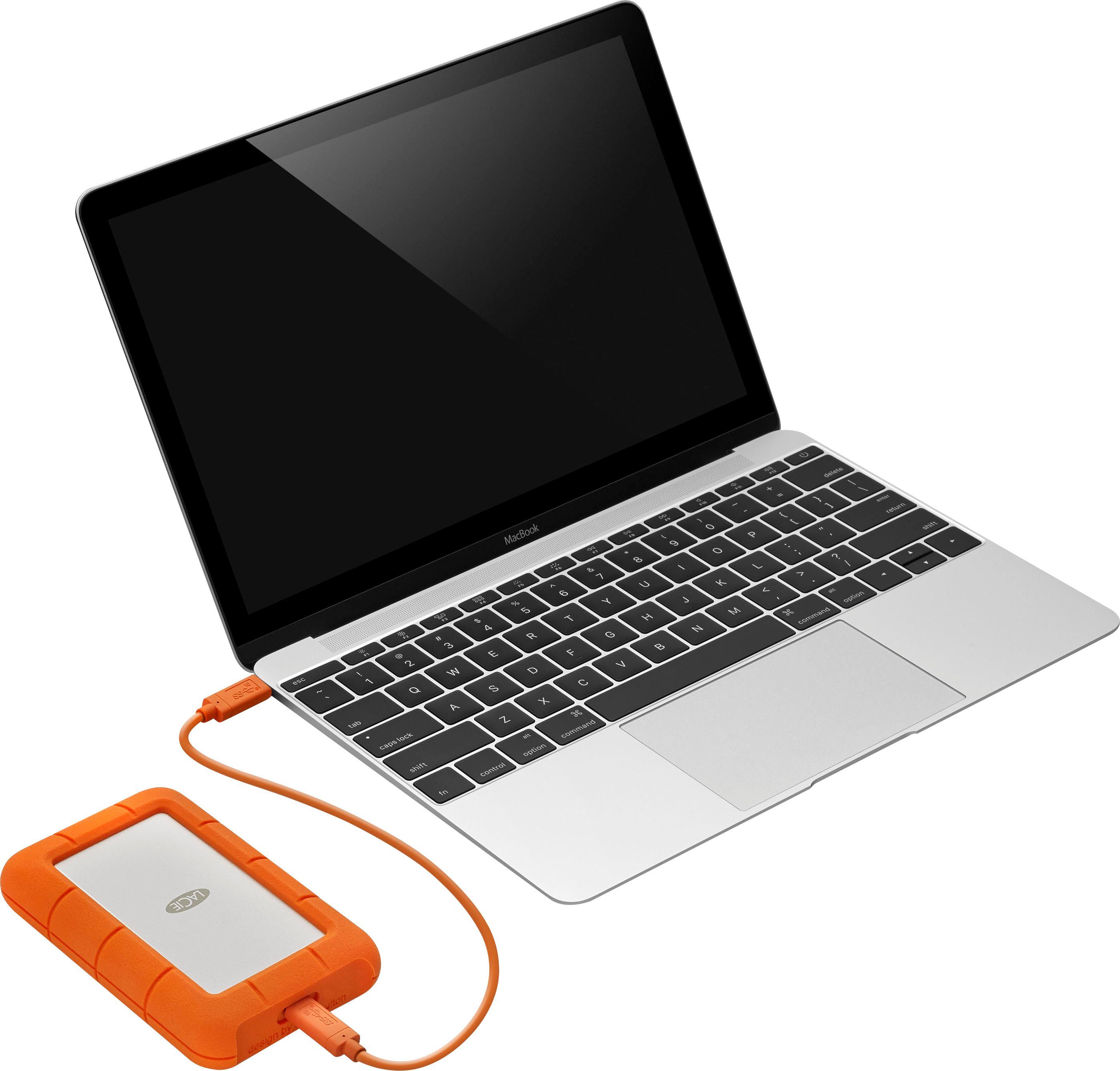 LaCie Rugged USB-C externe HDD-Festplatte (2 TB)