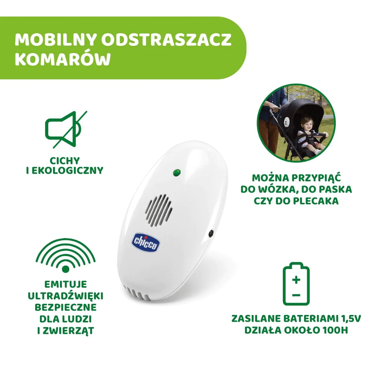 Chicco, Ultralydskontaktmygbeskytter