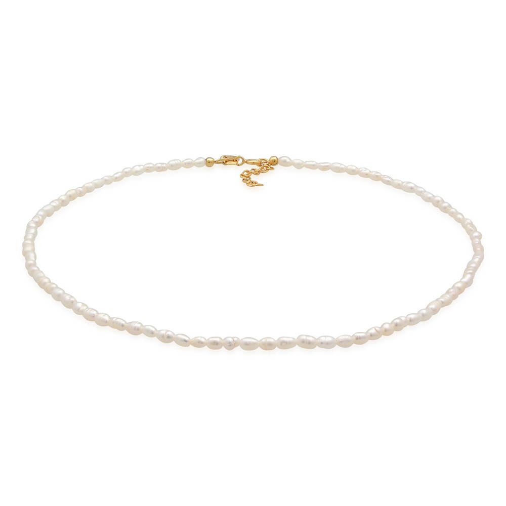 Elli PREMIUM Elli PREMIUM Collier Femmes Choker Classique Tendance avec Perles d'eau douce en  collier