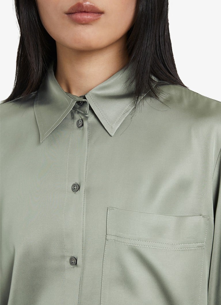 Marc O'Polo  Blouse van satijn
