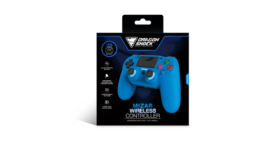 Mizar Wireless Controller für PS4 Blau