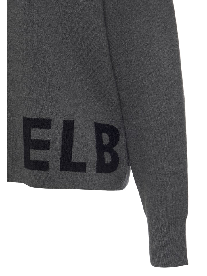 ELBSAND Strickpullover in Anthrazit günstig kaufen