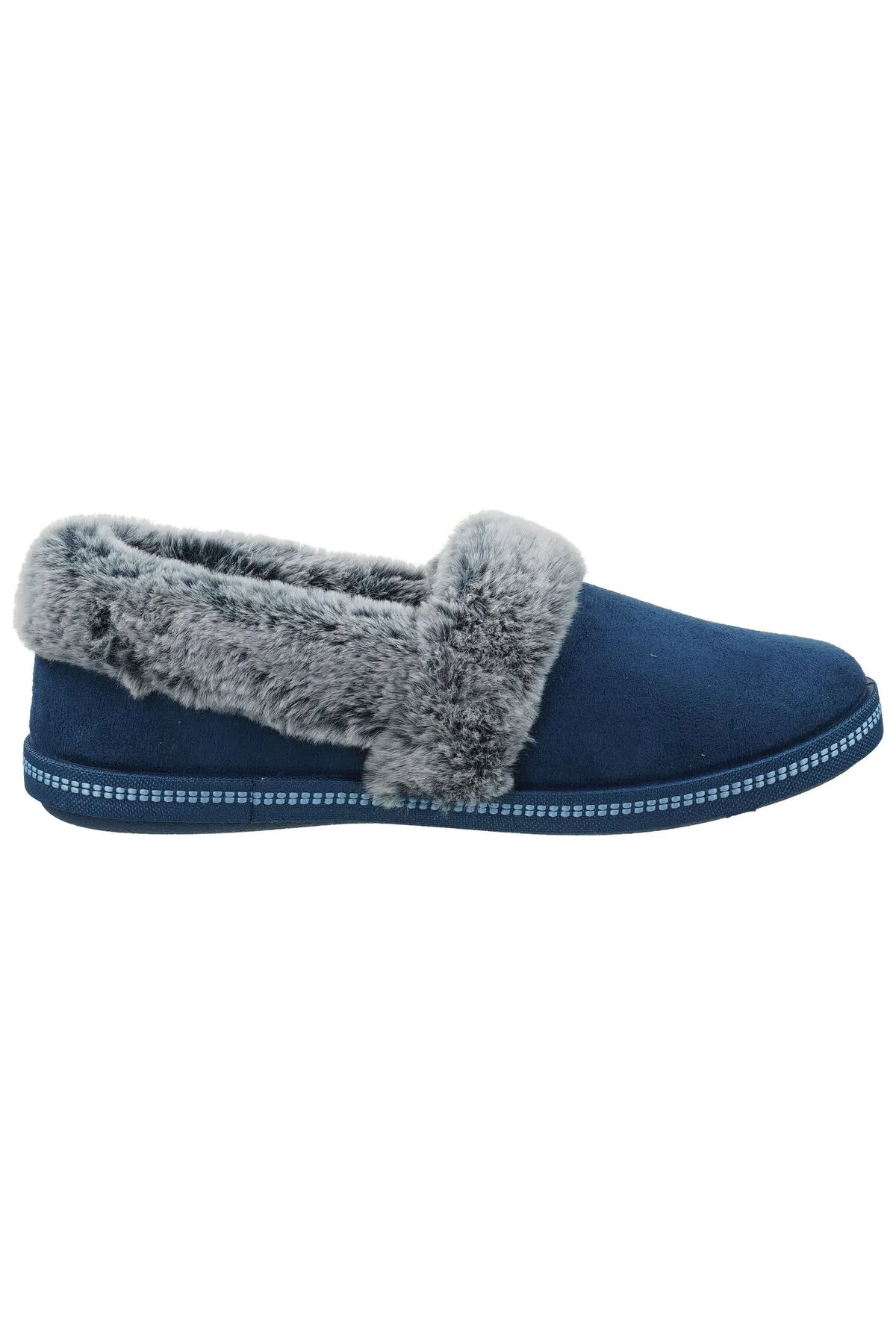 SKECHERS  Hausschuh - Blau - Flacher Absatz